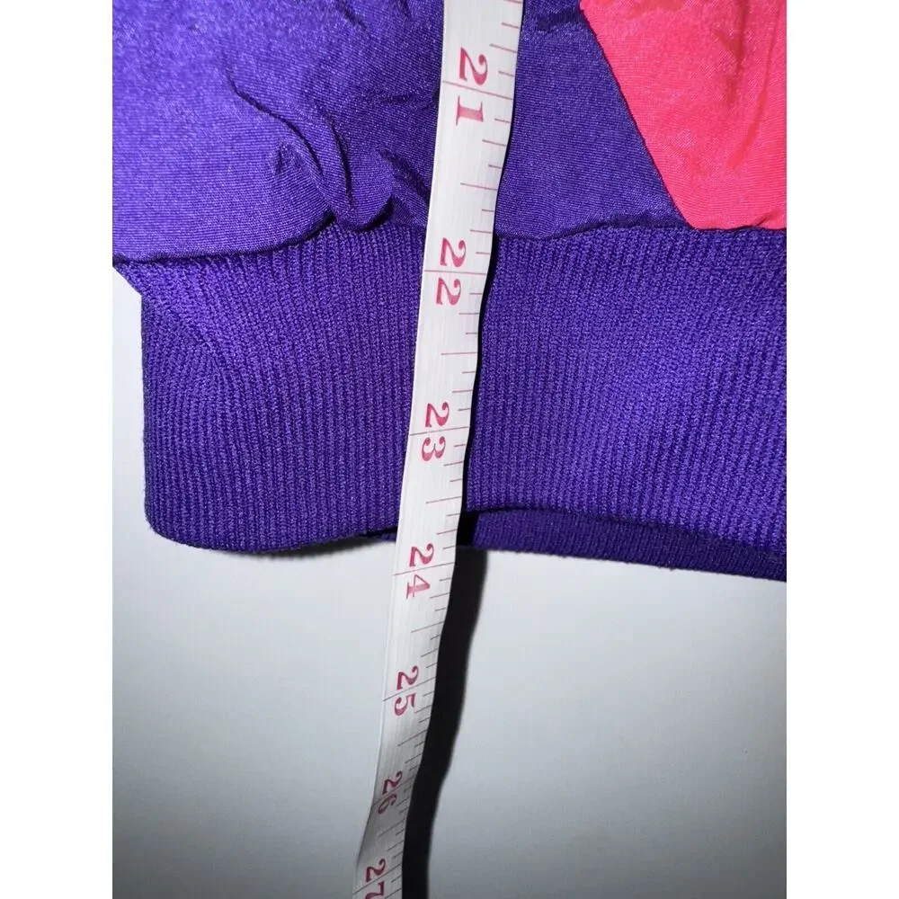 Vintage Bellwether Cycling Jacket Colorblock Size MEDIUM Mens Womens purple